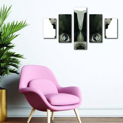 Pixel Buddy 3D Wall Panel Wood Decor 70 x 40 cm