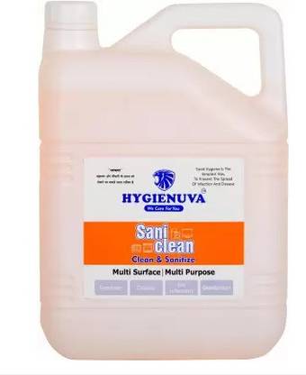Hygienuva Sani Clean Multipurpose Cleaner / Sanitizer For Home And Office Regular Fragrance