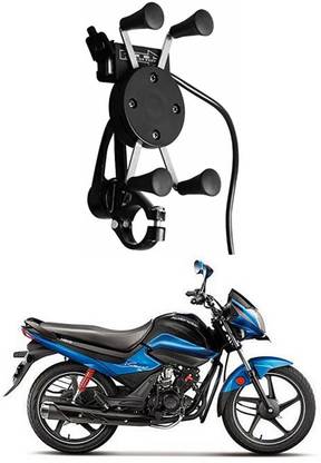 Enfield Works X-Grip Mobile Holder With USB Charger For Bike EW-2933 Bike Mobile Holder