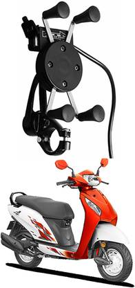 Enfield Works X-Grip Mobile Holder With USB Charger For Bike EW-2648 Bike Mobile Holder