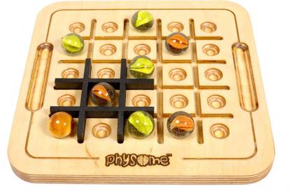 Physome Games Hash-Me / Tic Tac Toe Pro / Tic Tac Two Strategy & War Board Game