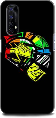 Afterglow Back Cover for Realme 7 VALENTINO ROSSI, VR46, VR46 HELMET, AGV, BIKE RIDER, MOTOGP