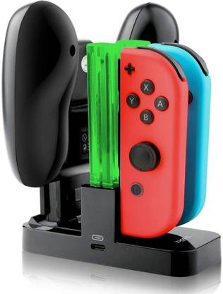 Tobo LED Charging Dock Station Holder Compatible with Nintendo Switch NS Joy-con Pro Controller Charging Station
