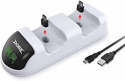 Tobo PS5 DualSense Controller Charging Station,Dual USB Type C PS5 Controller Charger with LED Indicator, Charging Dock Compatible with PlayStation 5 / PS5/ Controller Charging Station