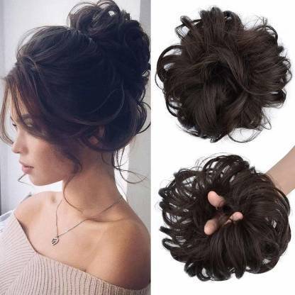 X PRINCESS BROWN HAIR MESSY BUN Hair Extension
