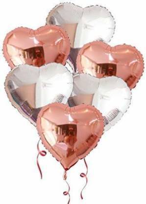 THE AMEX COMPANY Rose Gold Heart Foil