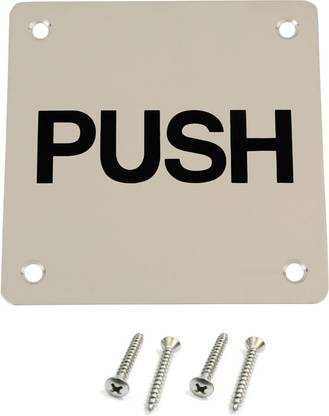 BTL PUSH Emergency Sign