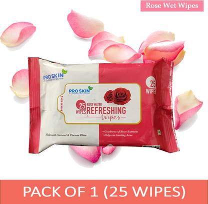 PRO SKIN Refreshing wet wipes