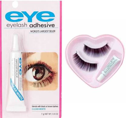 overlook False Eyelashes (1 Pair) with Adhesive Eyelash Glue