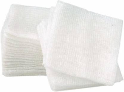Medicare Gauge Swab 5cm*5cm (5NOS) Highly Absorbent Cotton Gauze Medical Dressing