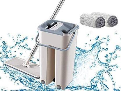 Shiv Foldable Flat Mop and Buckets Set Refill