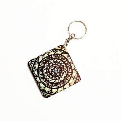 Bestow Mandala Hand-painted keychain Key Chain