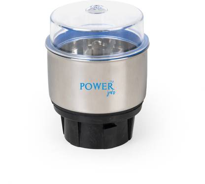 PowerJar Stainless Steel Mixer Chutney Jar (Plastic Base)--01 Mixer Juicer Jar