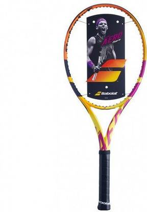 BABOLAT PURE AERO RAFA UNSTRUNG Orange, Yellow, Purple, Multicolor Unstrung Tennis Racquet