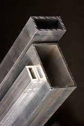 SAIFPRO Rectangular Aluminum Pipe ( 21/2'' X 11/2'' Length 5 feetT 21/2'' x 11/2'' Rebar