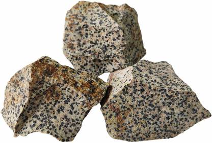 9dzine Crystal Dalmatian jasper Rough Raw Stone 200 Gm,Dalmatian Raw Gemstone for Vastu Regular Asymmetrical Crystal Stone