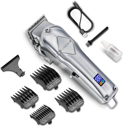 NOVA Professional Cordless 1068 Hair Clipper Trimmer 240 min  Runtime 5 Length Settings