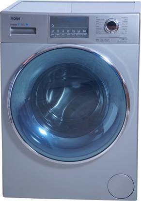 Haier 8 kg Fully Automatic Front Load Washing Machine with In-built Heater Grey
