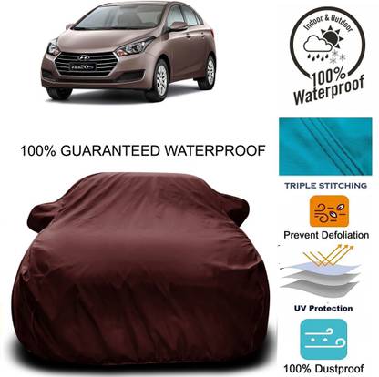 THE REAL ARV Car Cover For Hyundai Xcent Facelift (With Mirror Pockets)