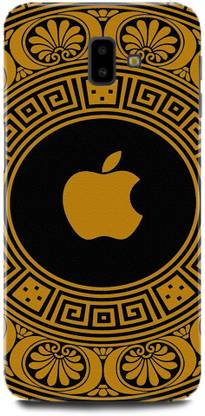 FIKORA Back Cover for SAMSUNG Galaxy J6 Plus, app le Logo app le Sign app le Embolem colourful app le Blue app le