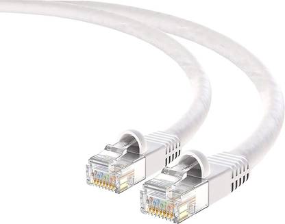 Takkson LAN Cable 20 m Cat6 Network Ethernet Patch/LAN Internet Cable and Gold Plated Connectors Speed Up to 1Gbps