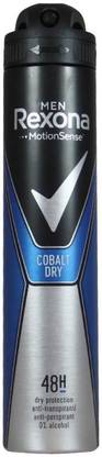 Rexona Deo - Motion Sense Cobalt Dry 200ml for Men Deodorant Spray  -  For Men