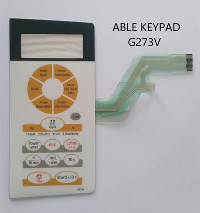 Able G273V MICROWAVE OVEN MEMBRANE KEYPAD Electronic Components Electronic Hobby Kit