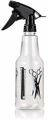 HOPE QUAY Multipurpose Professional Empty Spray Bottle for Home and Salon Use 500 ml Plastic Spray Bottle (Pack of 1, Clear)