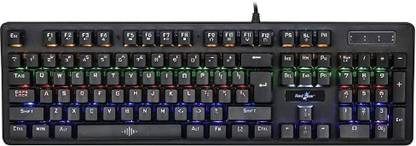 Redgear Shadow Amulet Wired USB Standard Gaming Keyboard Compatible with Desktop, Laptop, Mac Easy to Use,Plug and Play,Quick, Comfy Durable body