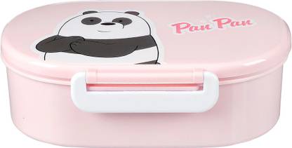 MINISO We Bare Bears Food Container-650ml(Panda) 1 Containers Lunch Box