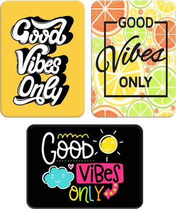 whats your kick (CSK)- Good Vibes Only Inspired Set of 3 - Printed Wooden Fridge Magnet | Good Vibes | Motivation | Quotes | Good Thoughts| Home Decor (5.5 x 8 -CM) Multi 3 Fridge Magnet Pack of 3