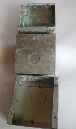 Hardware Square Electrical Metal Modular Box (3Pcs) Metal Electrical Box