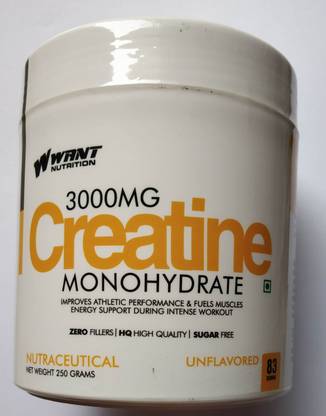 want Creatine monohydrate Creatine