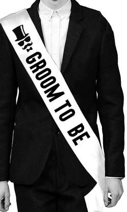 hubops Groom to be Sash for Party Decoration Groom to be sash