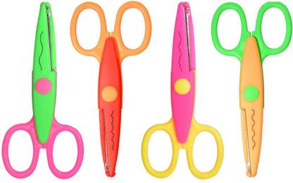 Penha Set of ZigZag Art & Crafts Paper Cutting Scissors Set Scissors
