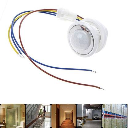 Auslese PIR Motion Sensor Body Detector 110° Time, Ambient Light Adjustable Day Night