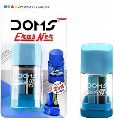DOMS Erasener Eraser + Sharpener Single Pencil Sharpeners