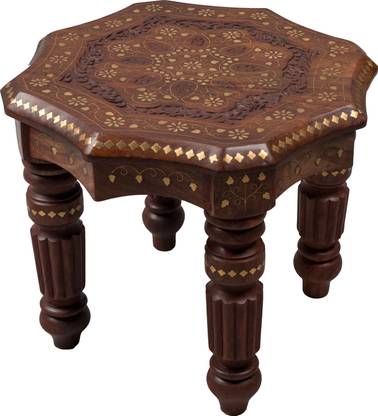 NAU NIDH ENTERPRISES Solid Wood Table-Medium Size Solid Wood Side Table