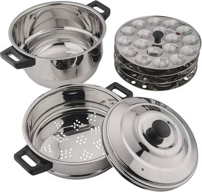 Butterfly MULTI PURPOSE STEAMER WITH IDLY PLATES Stainless Steel Steamer