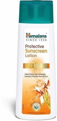 HIMALAYA Sunscreen - SPF 50 Protective Sunscreen Lotion SPF 15 ( PACK OF 4 ) (100 ml)