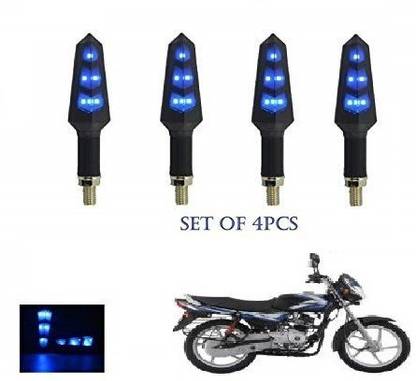 QZ DEVICE Front, Rear LED Indicator Light for Bajaj CT 100, Universal For Bike