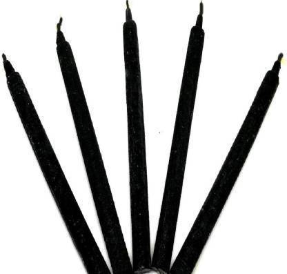 PEARL Black Taper Candles Candle