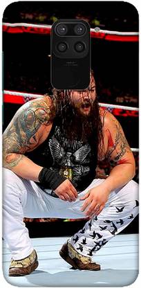 FULLYIDEA Back Cover for XIAOMI REDMI NOTE 9, M2003J15SC, M2003J15SG, M2003J15SS, Bray Wyatt