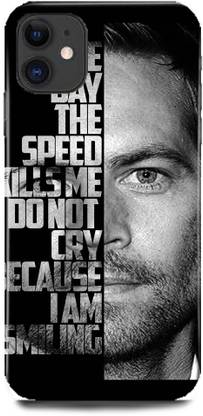 Dimora Back Cover for APPLE iPhone 11, paul,walker,fast&,furious,