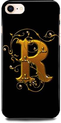 MS STYLISH Back Cover for APPLE iPhone 8, R,NAME,BACK,COVER,NAME,WITH,R,R,NAME,R,LETTER,R,R,Letter,R,Alphabet,