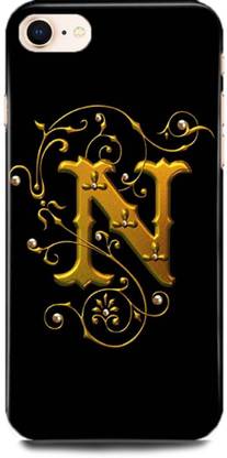 MS STYLISH Back Cover for APPLE iPhone 7, N,NAME,BACK,COVER,NAME,WITH,N,N,NAME,N,LETTER,N,N,Letter,N,Alphabet,