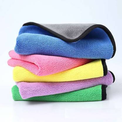 Welltech Microfiber Towel for Cleaning Car Surface, Kitchen Wet and Dry Microfiber Cleaning Cloth