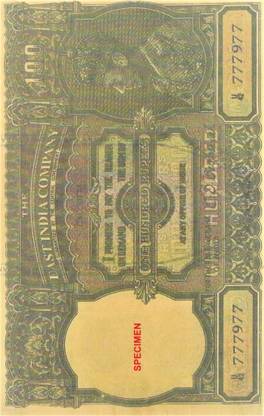 UNIQUE HERITAGE GALLERY HUNDRED RUPEES NOTE RARE NOTE OLD ISSUE EAST INDIA COMPANY BY C.D DESHMUKH BACK SIDE EAGLE PHOTO FENCY NOTE GOOD FOR COMPLETE COLLECTION ,CHECK PHOTO CAREFULLY DONT PLACE FAKE ORDER Medieval Coin Collection