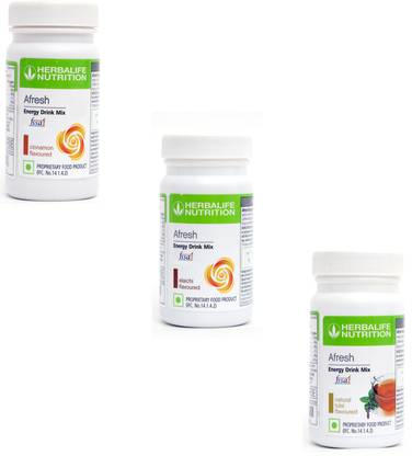 HERBALIFE Afresh Energy Drink Mix - Cinnamon + Elaichi + Tulsi Flavor For Weight Loss Energy Drink
