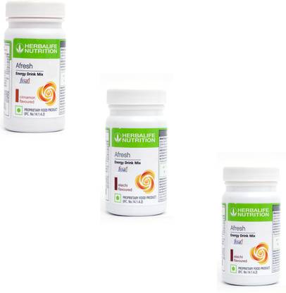 HERBALIFE Afresh Energy Drink Mix - Cinnamon + Elaichi + Elaichi Flavor For Weight Loss Energy Drink